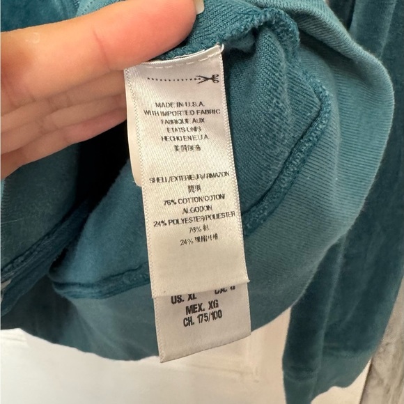 Juicy Couture Teal Velour Full Zip Up Women’s Hooded Jacket y2k - Picture 9 of 15